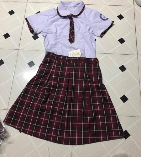 Đồng phục tiểu học đẹp cho bé gái